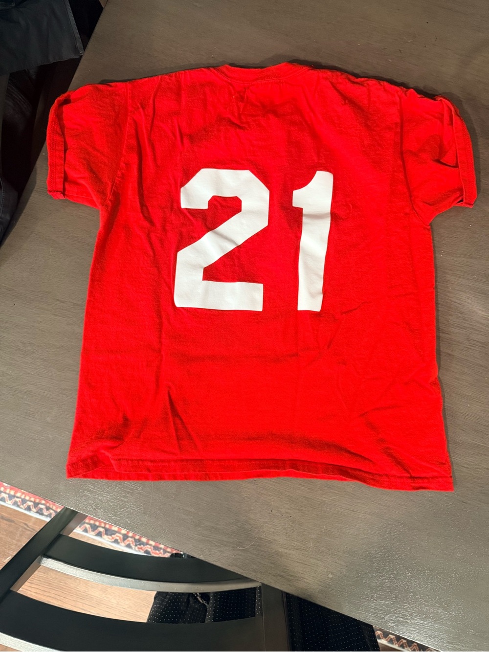 #21 Red Logo Short Sleeve Tee